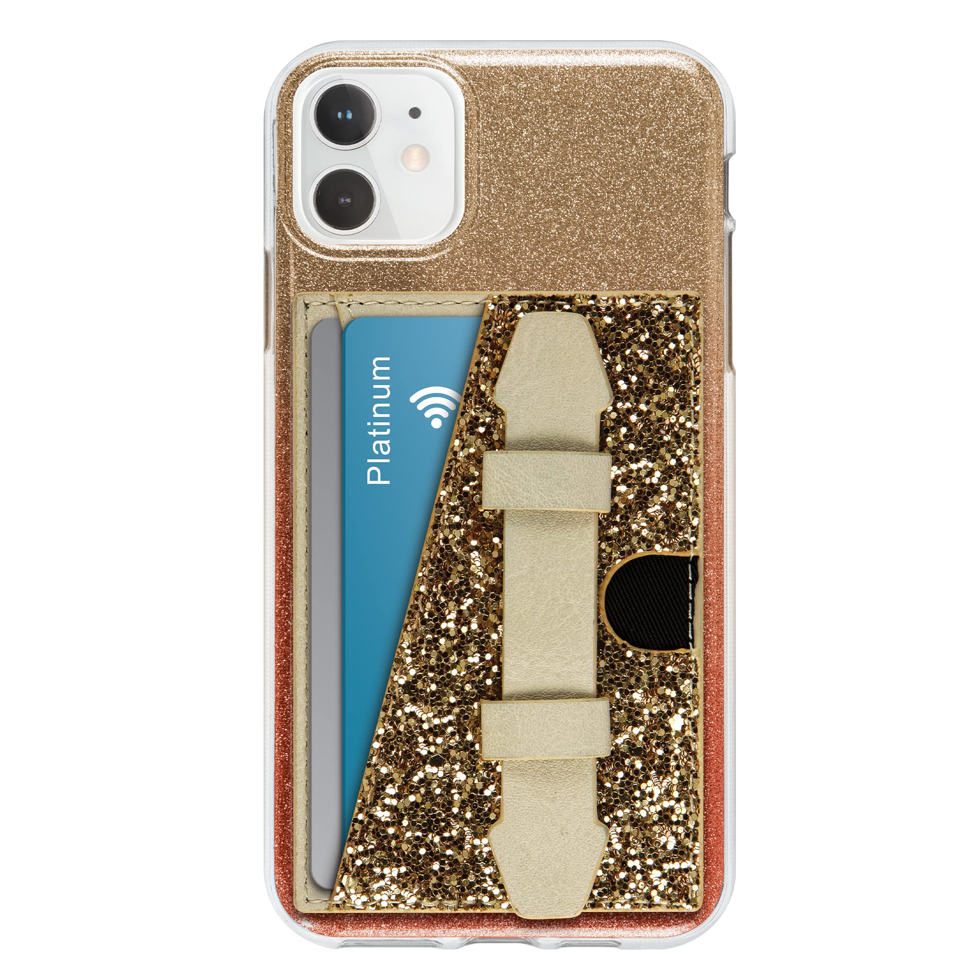 SKYLAR Stick-On Credit Card ID Holder Smartphone Violet