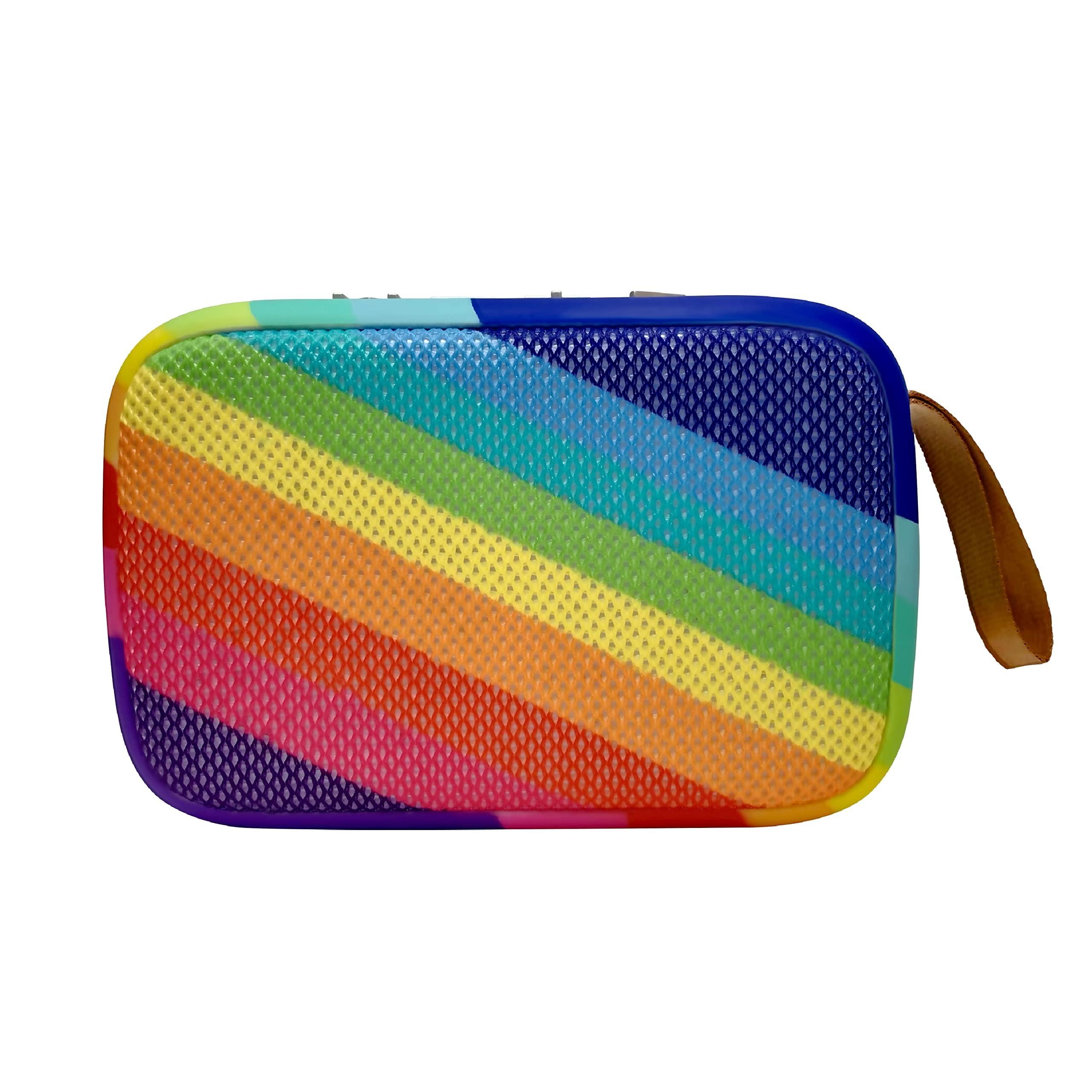 COOLBUDS Rechargeable Mini Bluetooth Speaker (Rainbow - Rectangular Shape)