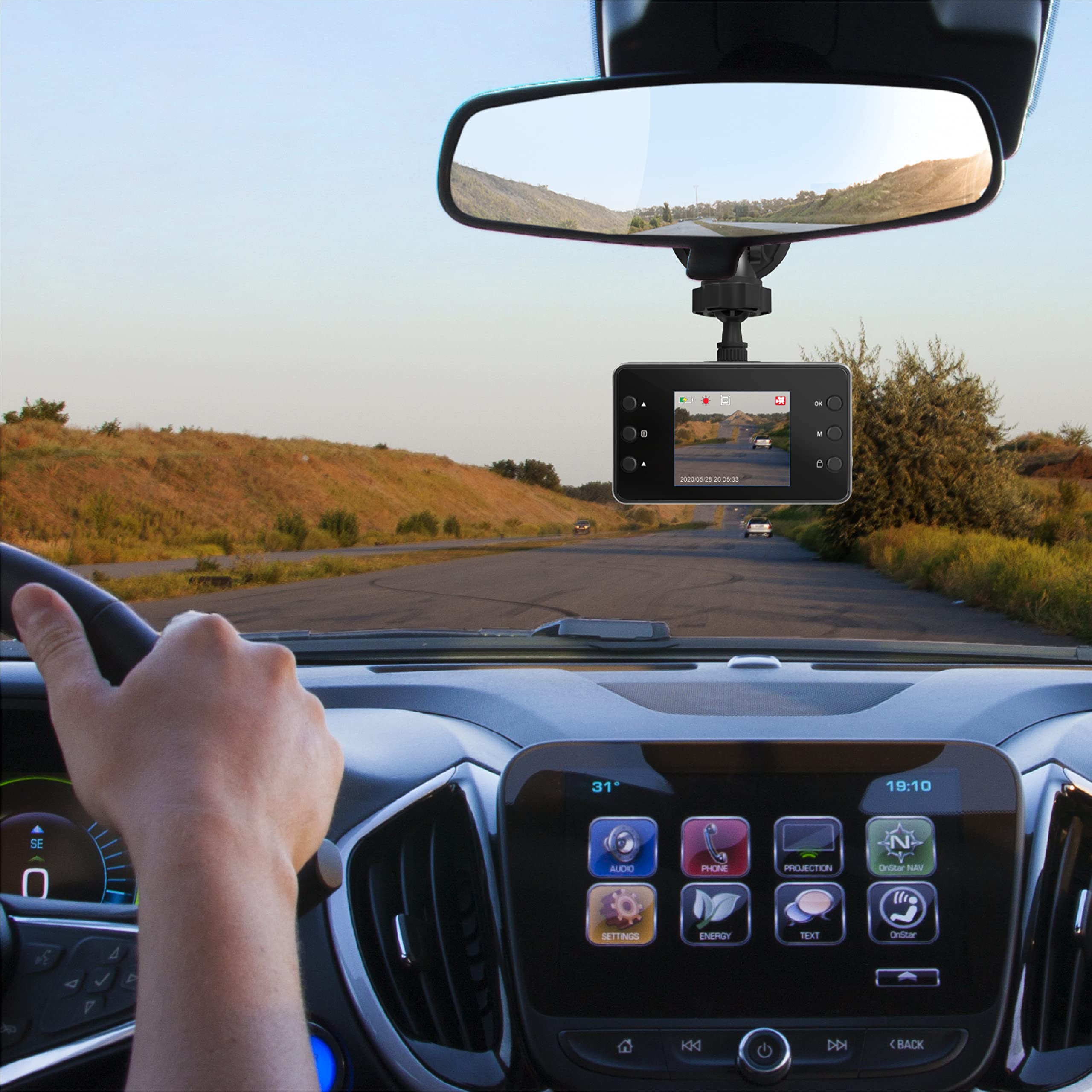 COBY High-Definition 1080p Car Dash Cam