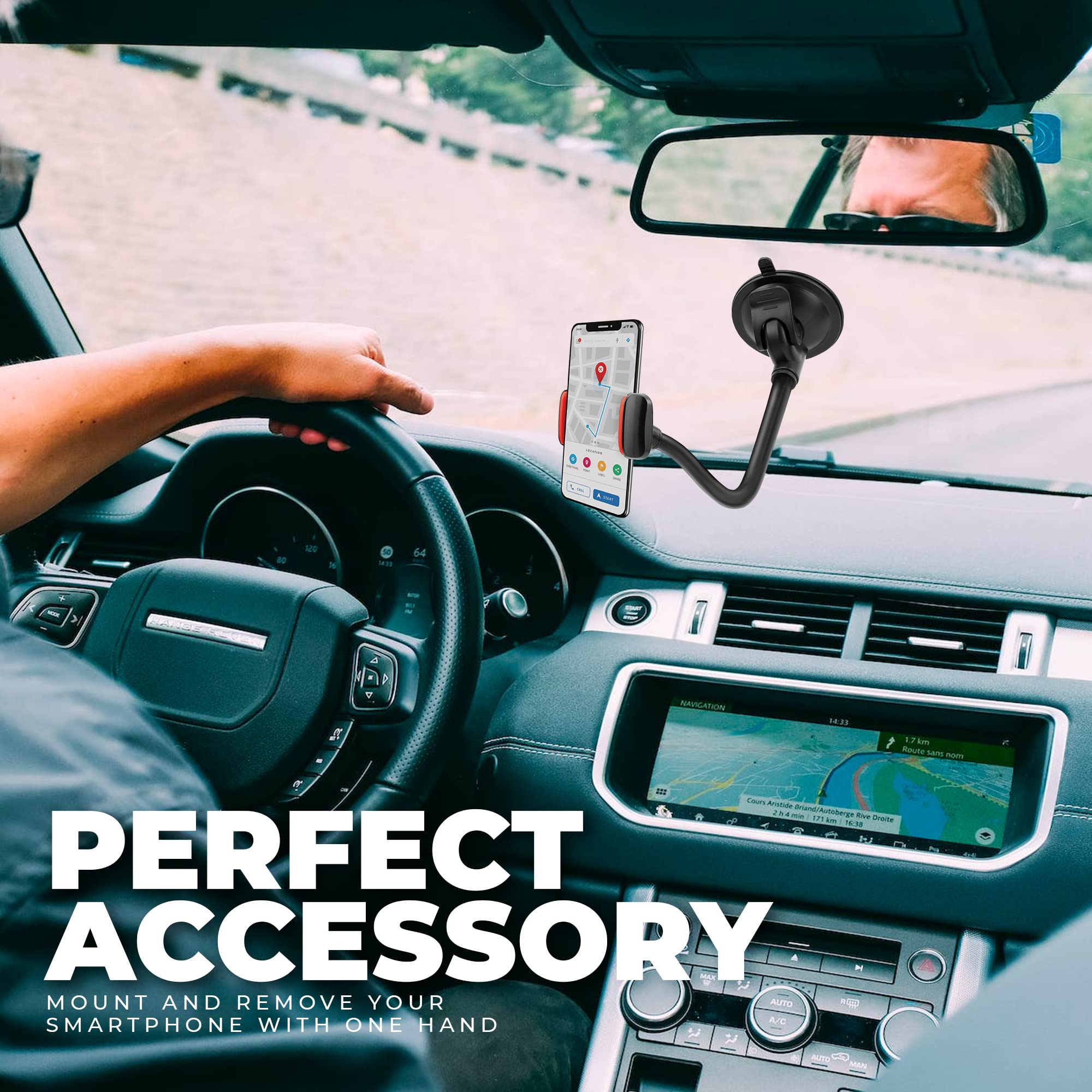 Chargeworx Windshield Mount Smartphones