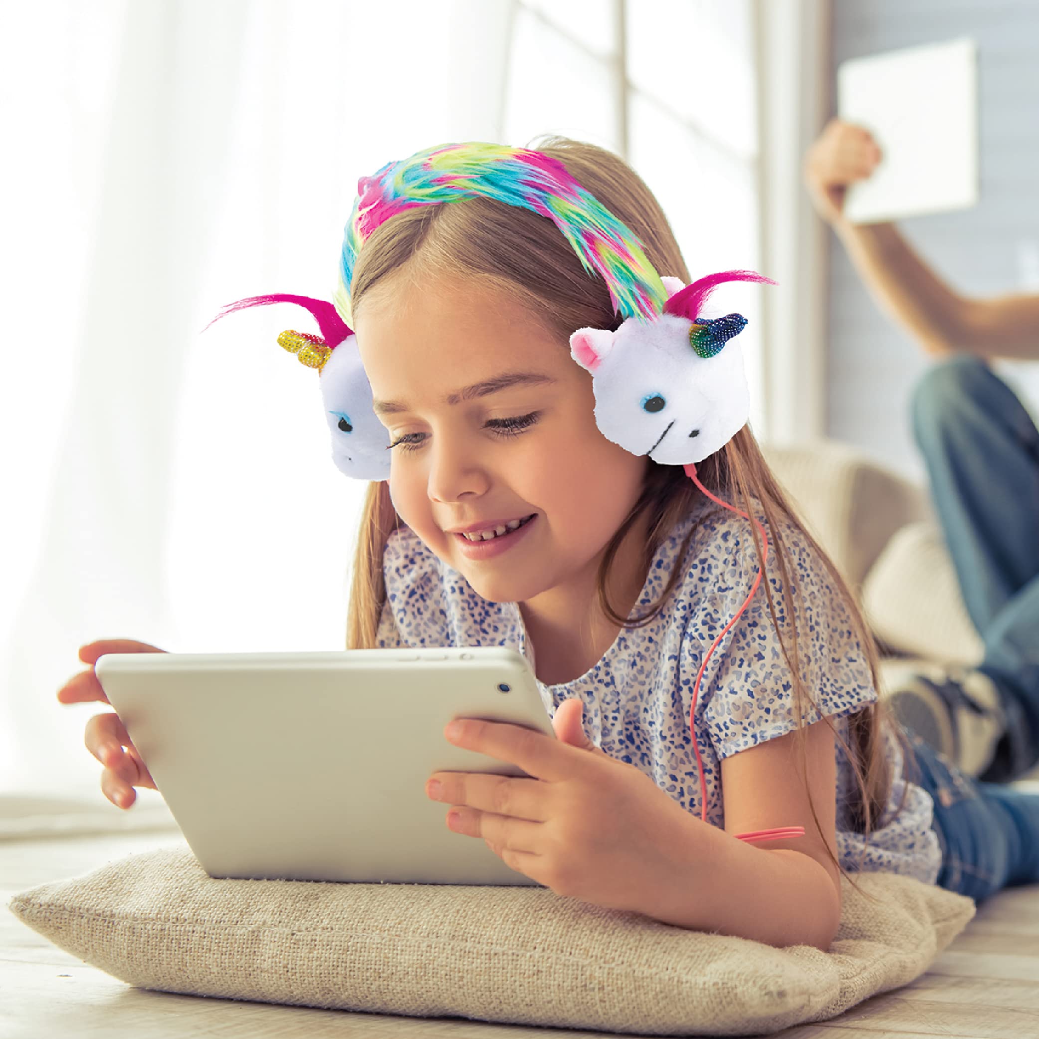 Coby Wired Kids Headphones Unicorn Sparkle