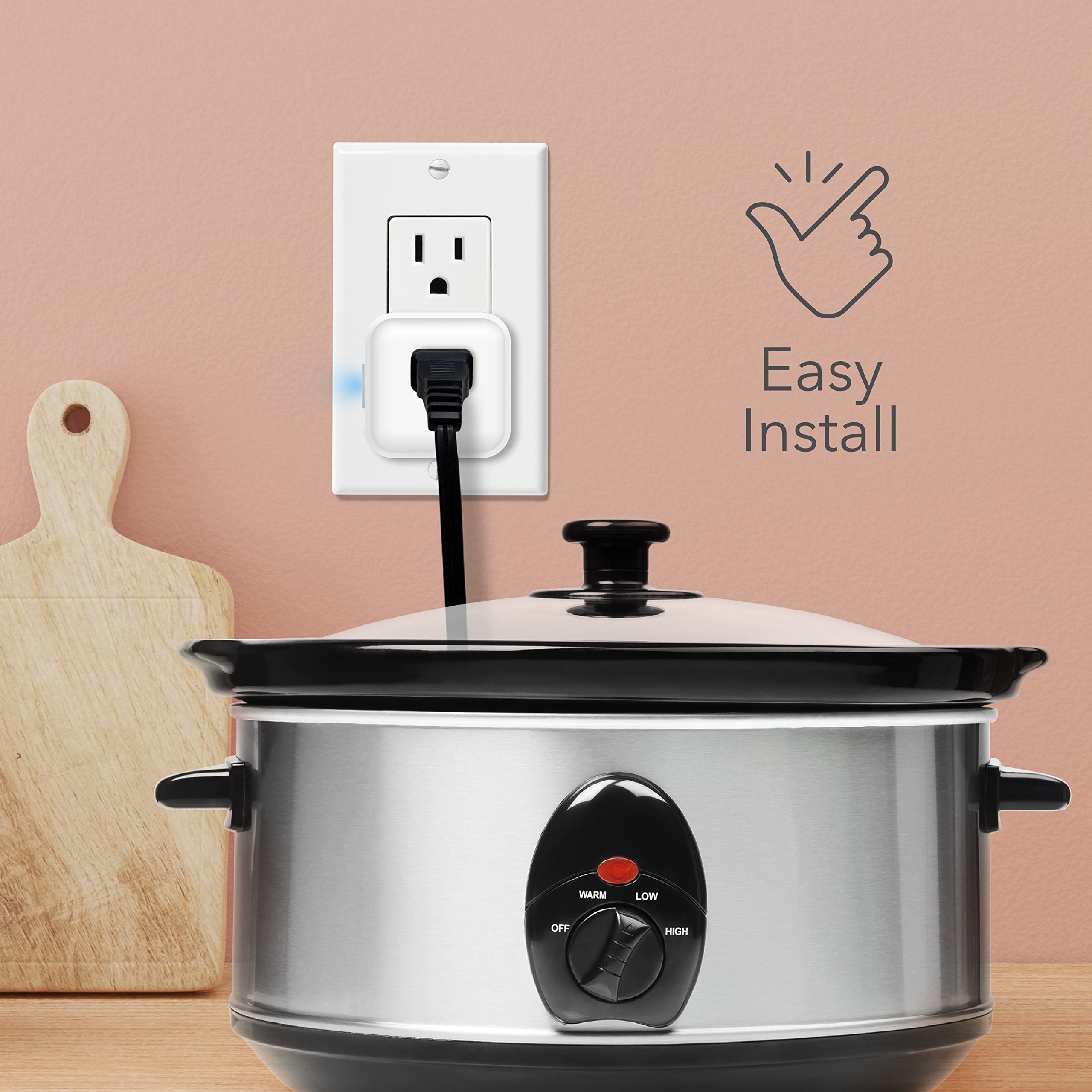 RCA Single Outlet Smart Plug 15A Voice Control