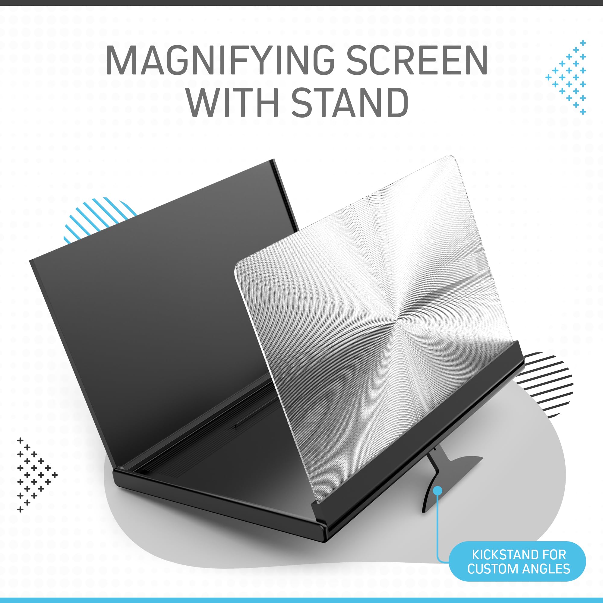 Chargeworx 8.5” Screen Magnifier Smartphone Fold