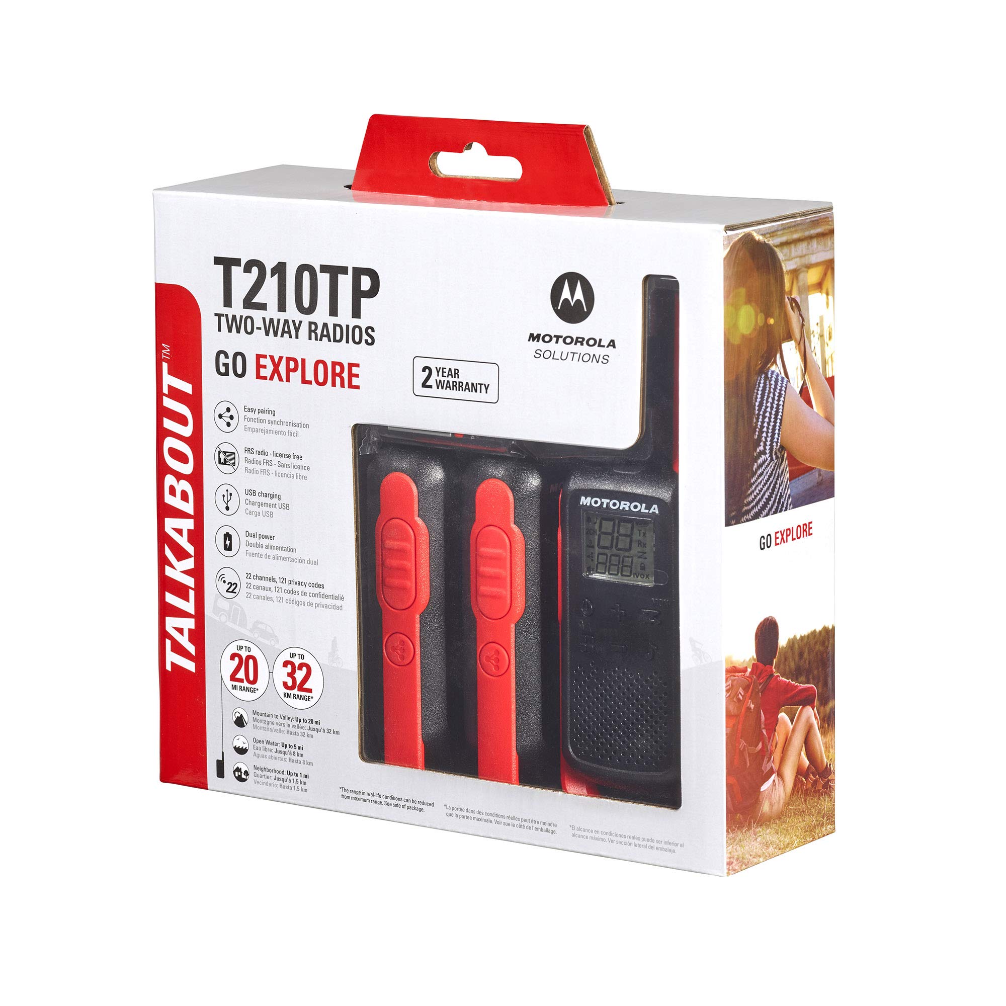 Motorola Solutions T210 2 Pack