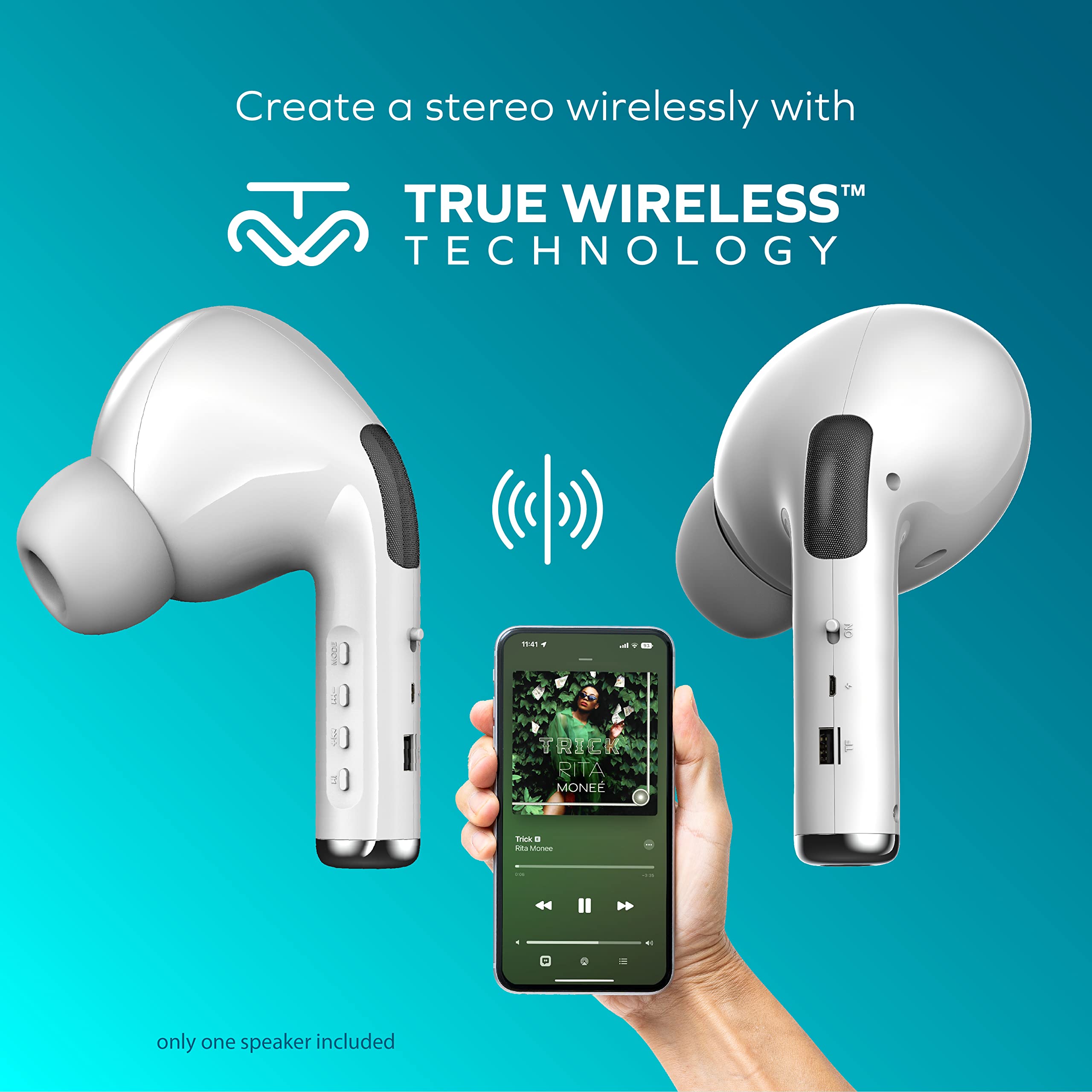Coby True Wireless EarPods Pro Bluetooth Speaker
