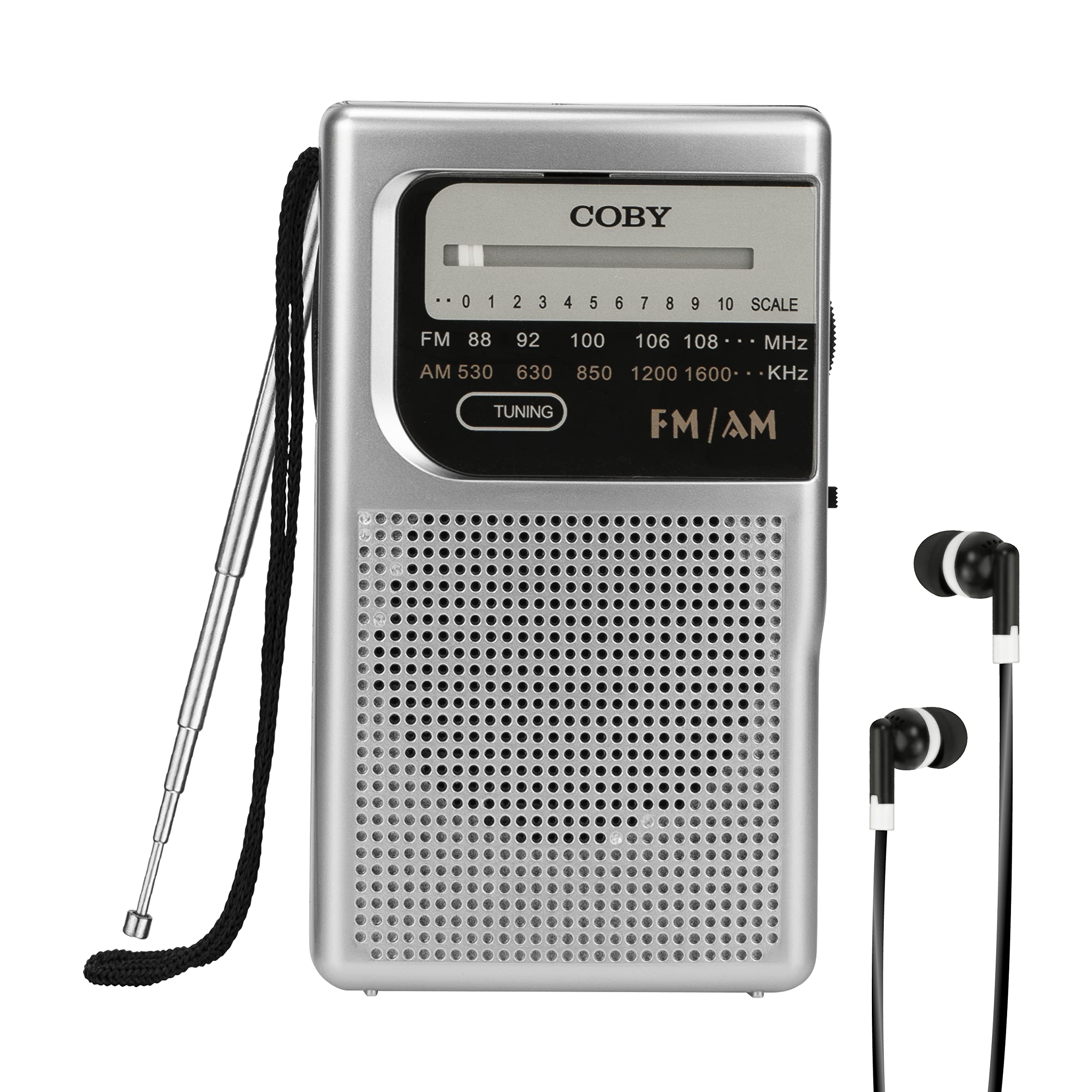 Coby Retro Pocket Size AM/FM Radio