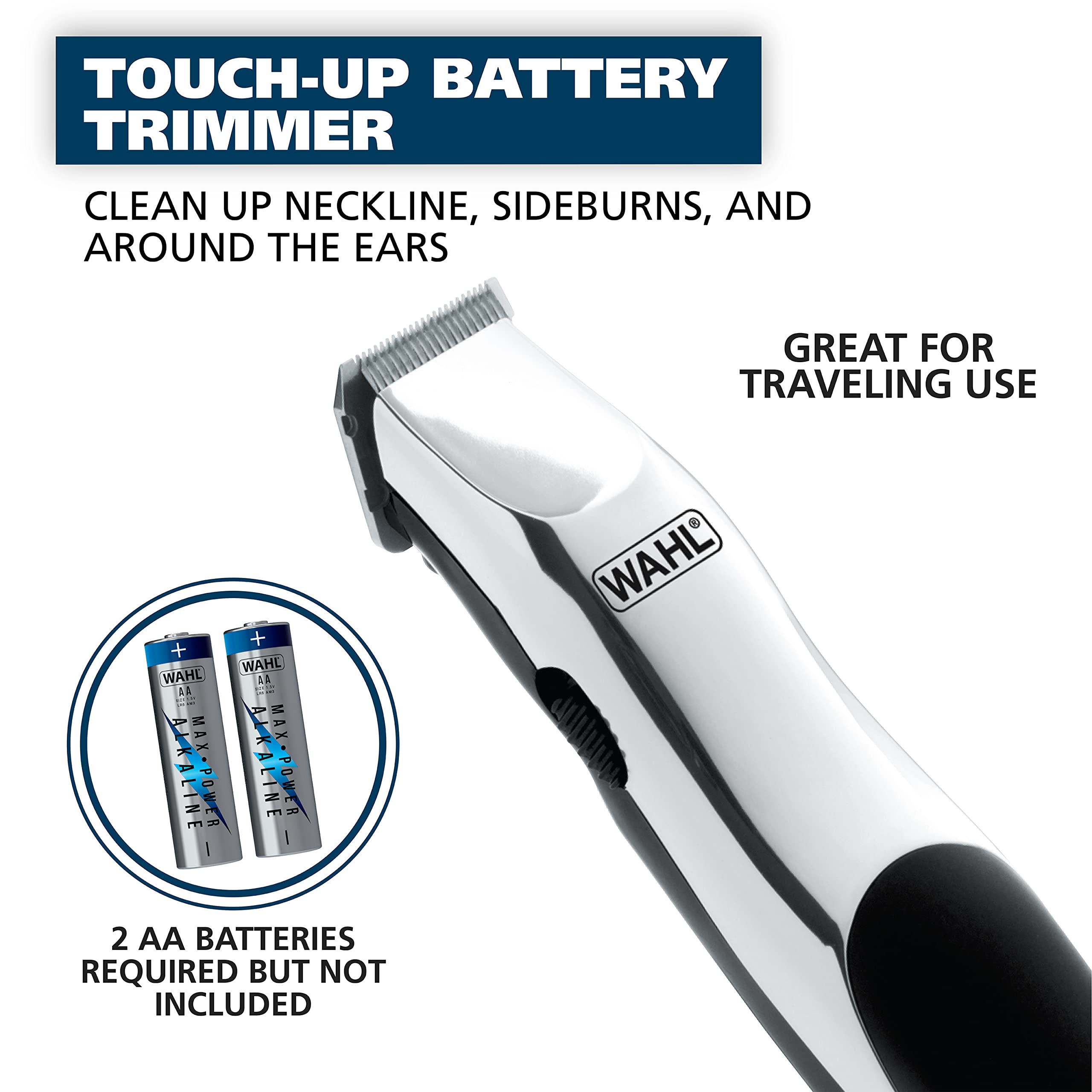 Wahl Clipper Home Barber Kit Electric Corded Clipper and Battery Touch Up Trimmer
