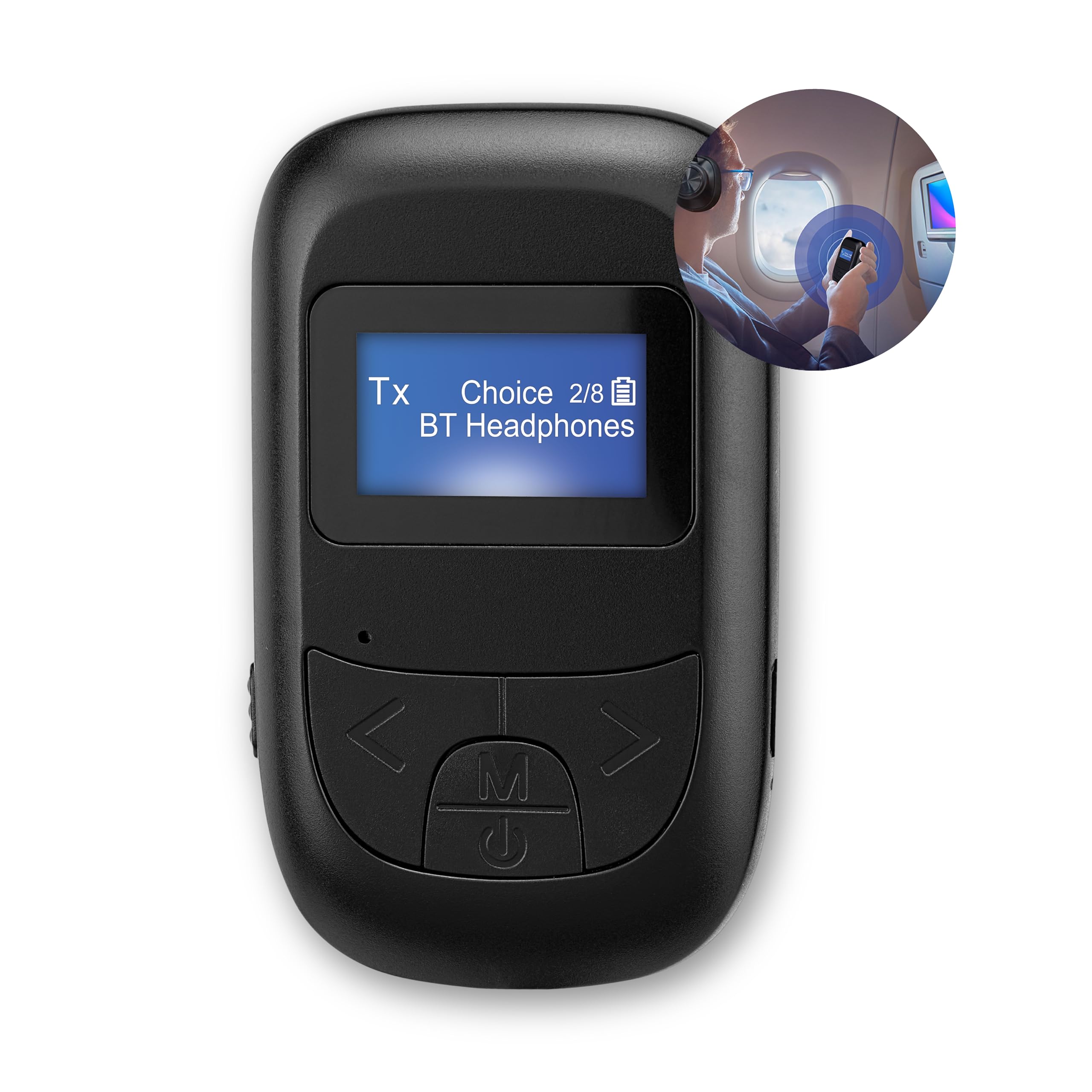 Chargeworx Wireless in-Flight Audio Adapter