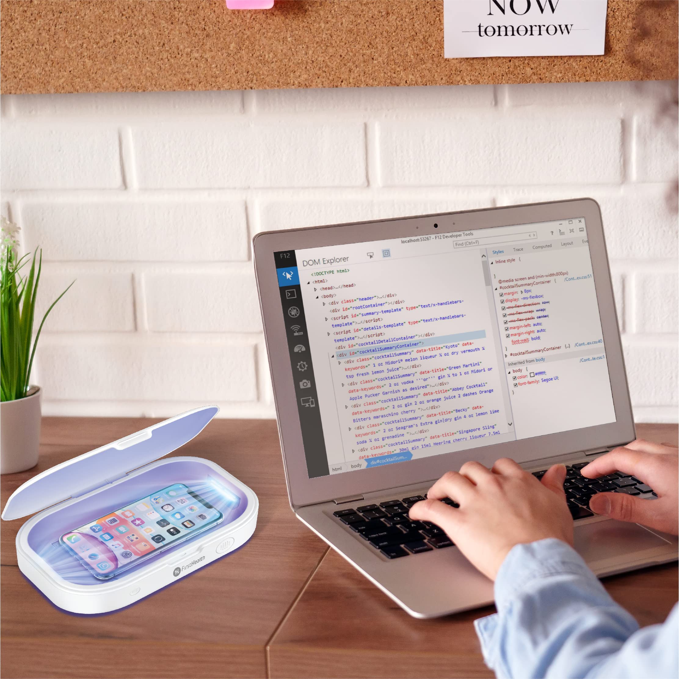 First Health UV Light Sanitizer, Phone Sanitizer UV Box