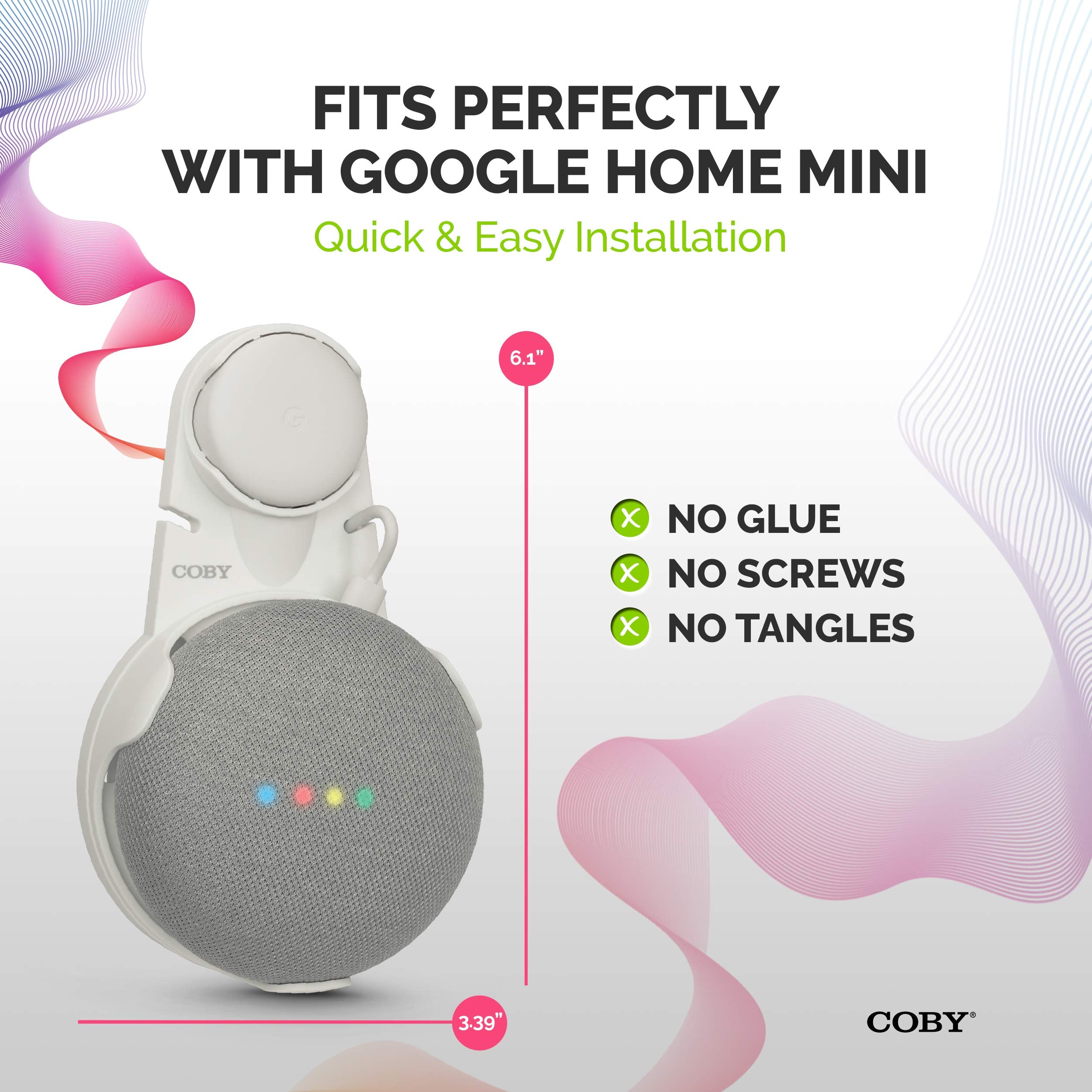 Coby Wall Outlet Mount Holder for Google
