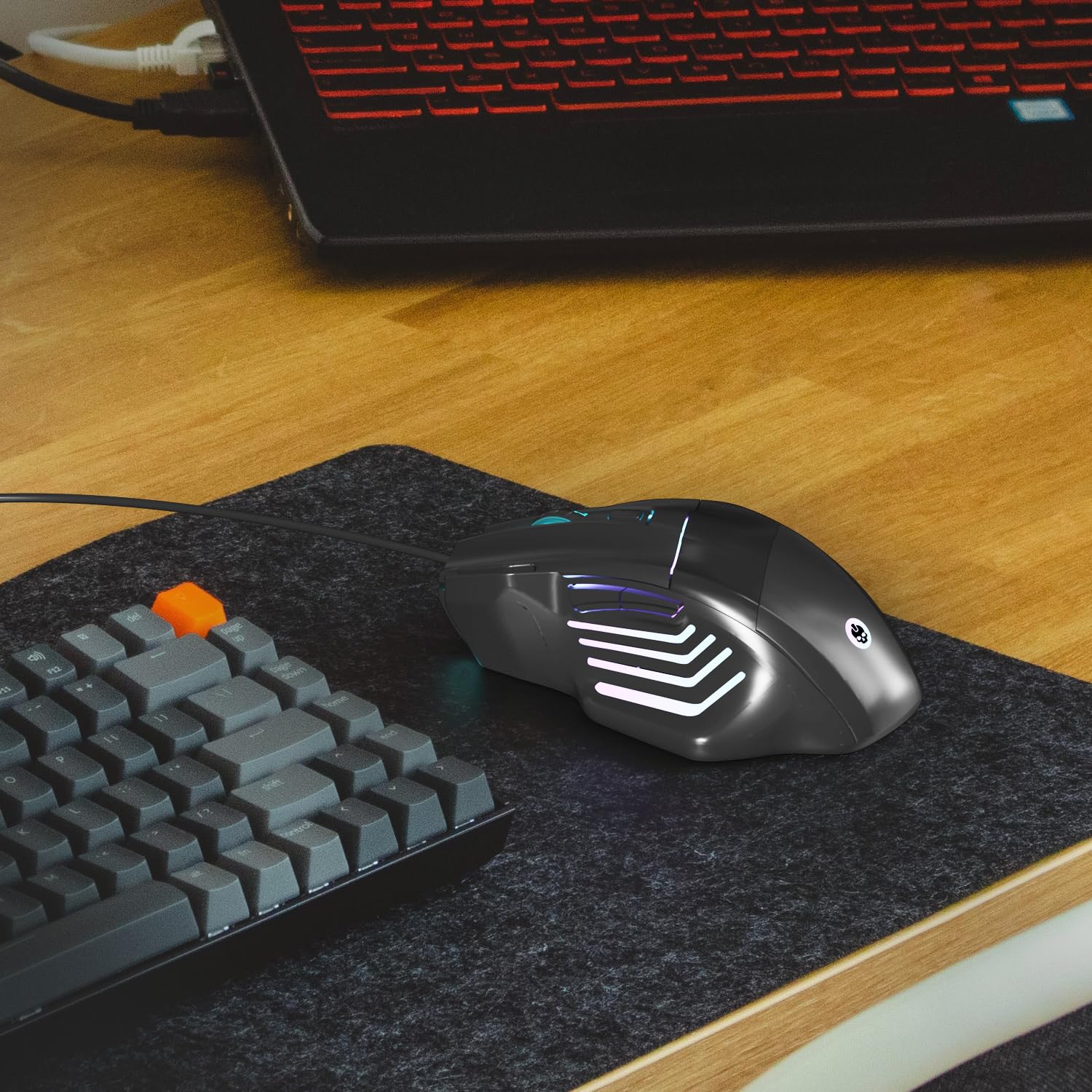 GAME PUNK Pro Series Optical Wired Gaming Mouse - RGB Lighting