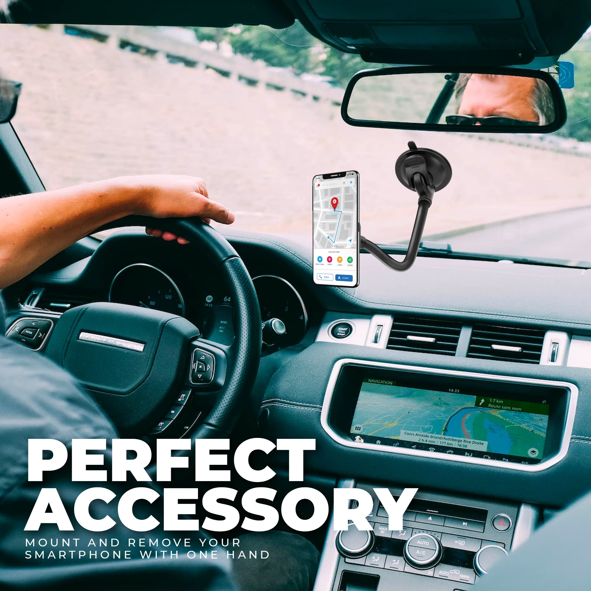 Chargeworx Magnetic Phone Mount Windshield