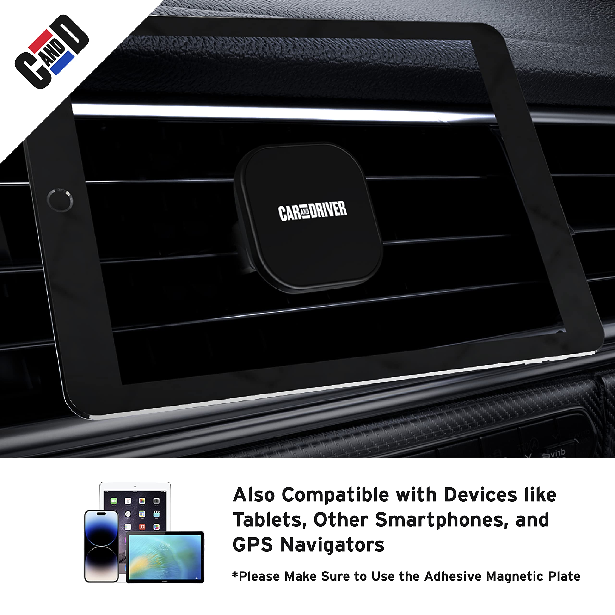 Car and Driver Air Vent Magnetic Phone Mount for Car
