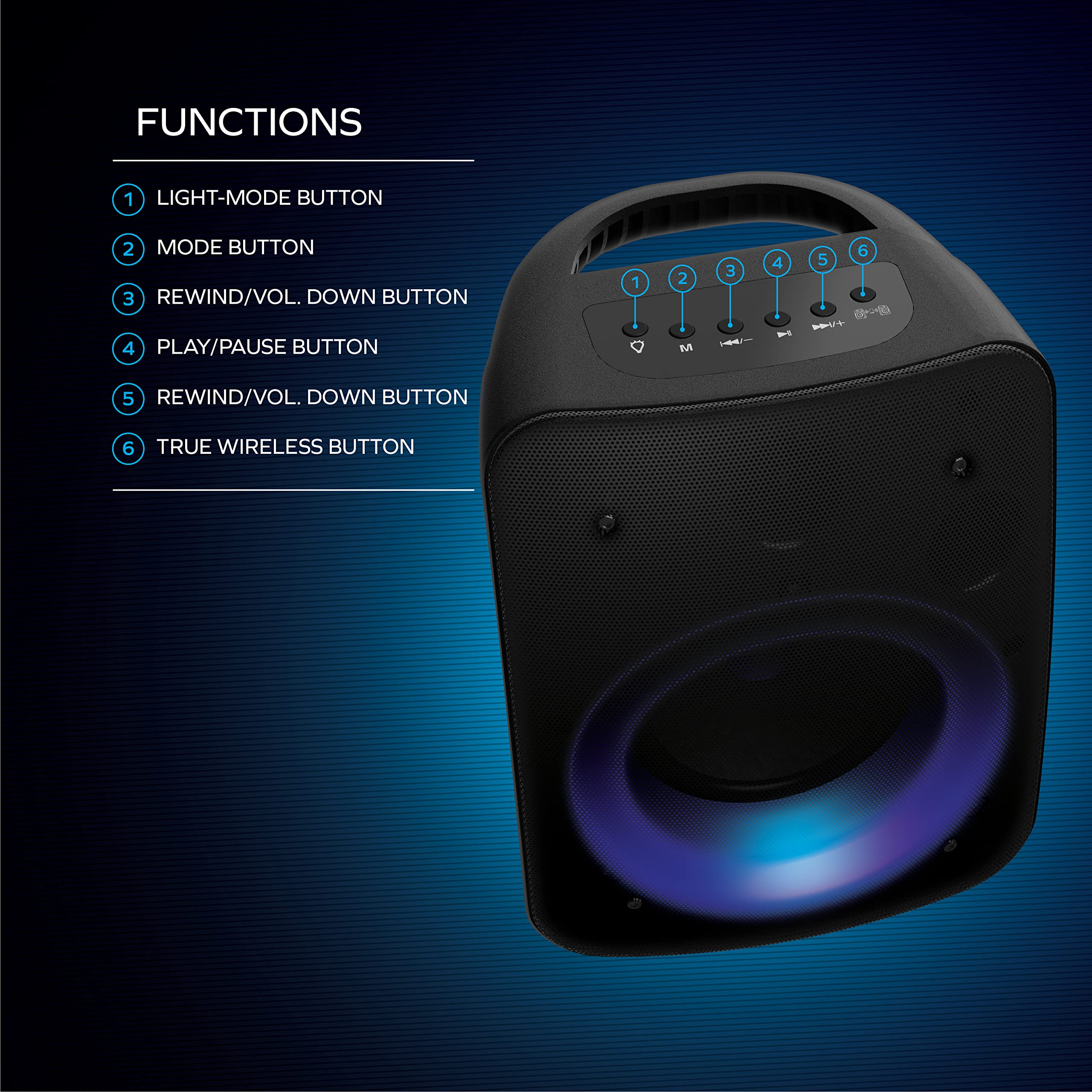 Coby True Wireless Speaker