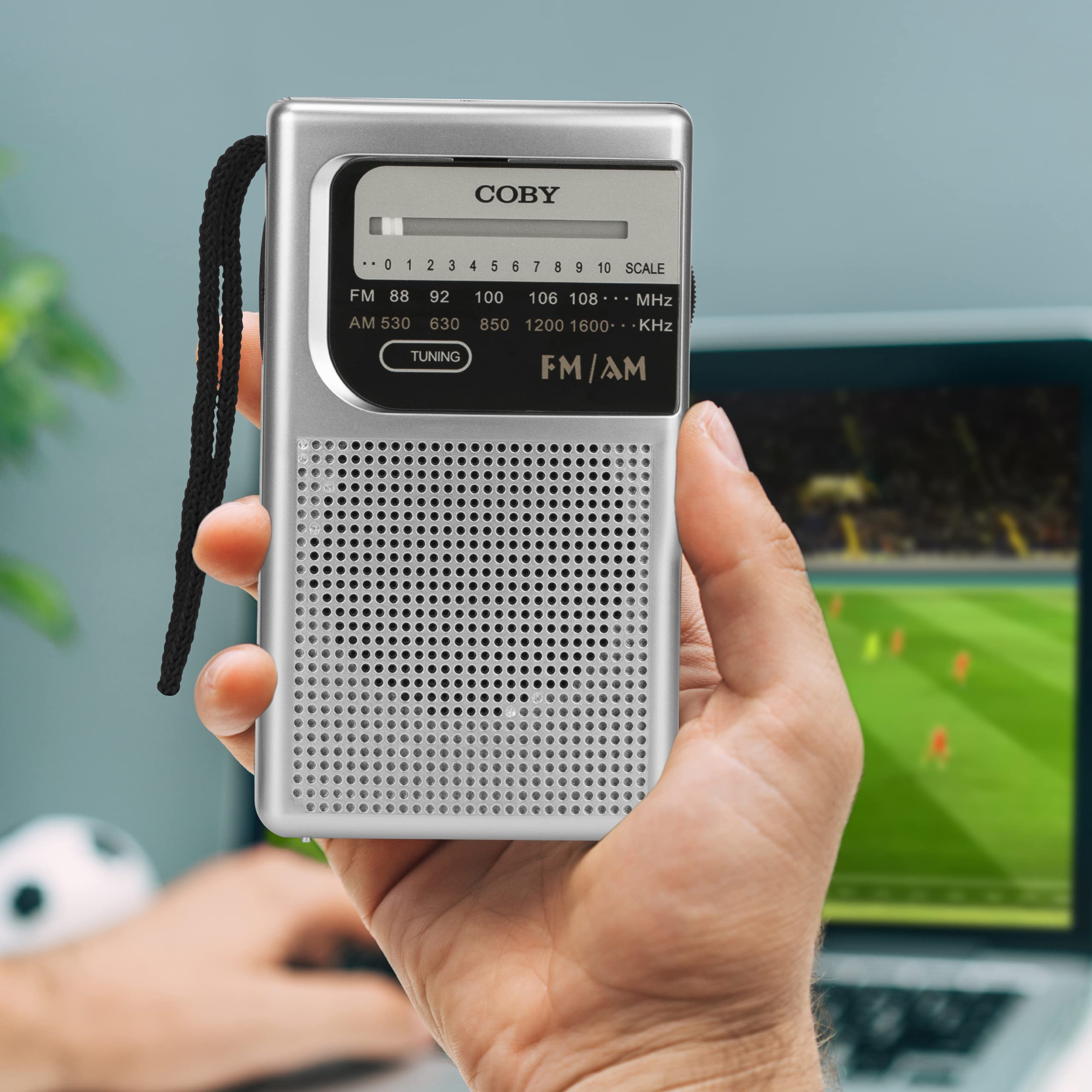 Coby Retro Pocket Size AM/FM Radio