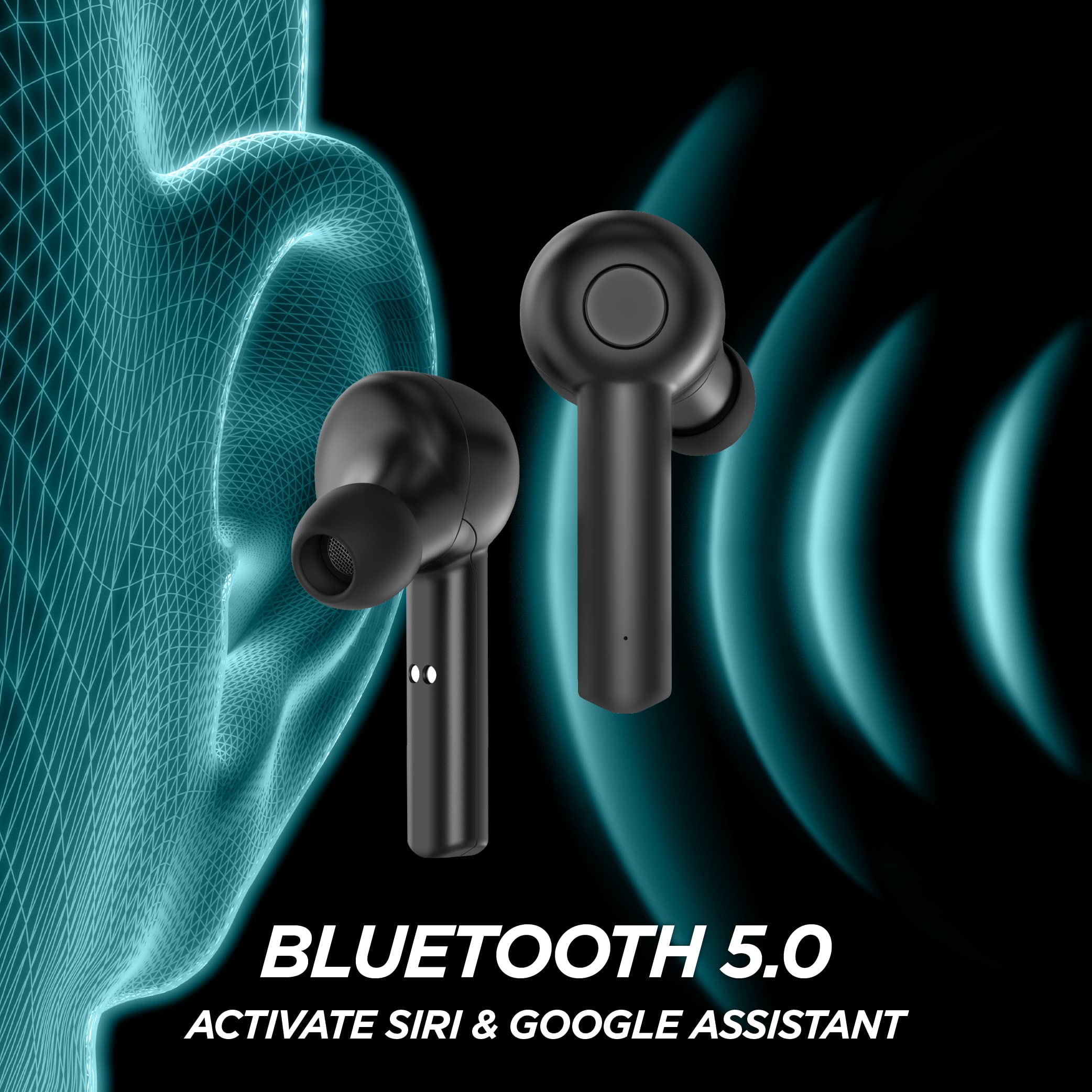 Coby TruFit Lightweight Wireless Earbuds