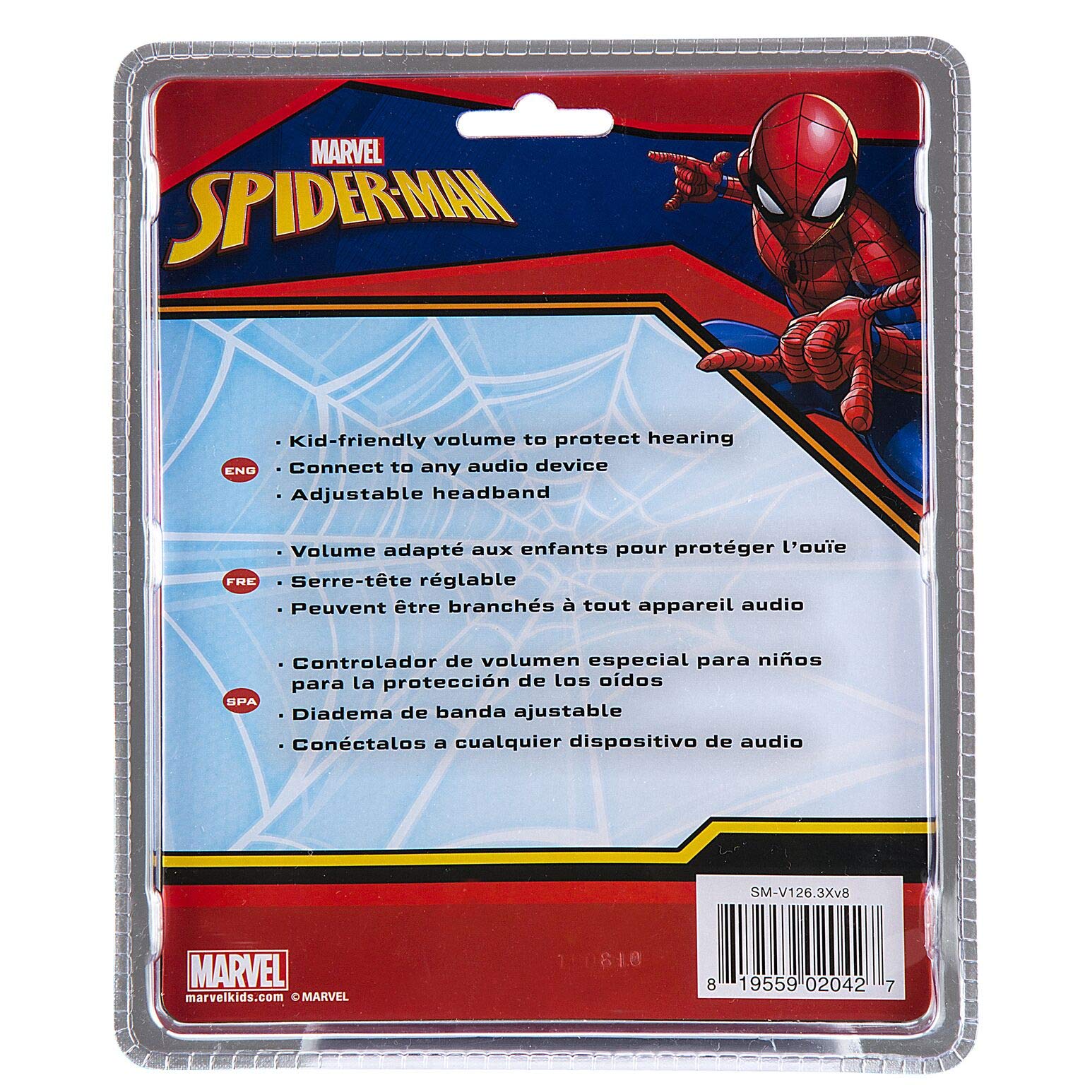 KIDSDESIGN Spiderman Headphones