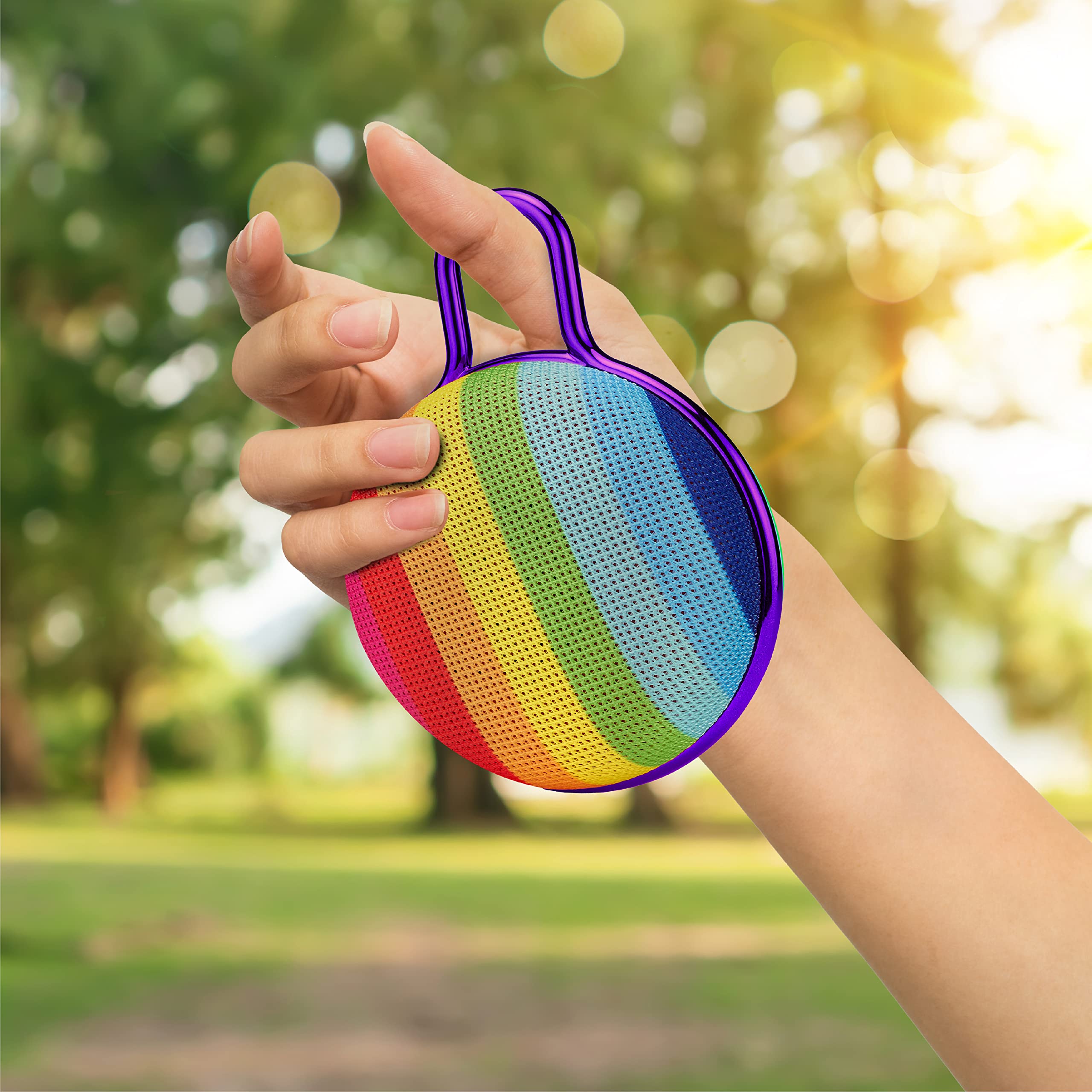 COOLBUDS Mini Rechargeable Bluetooth Speaker (Rainbow)