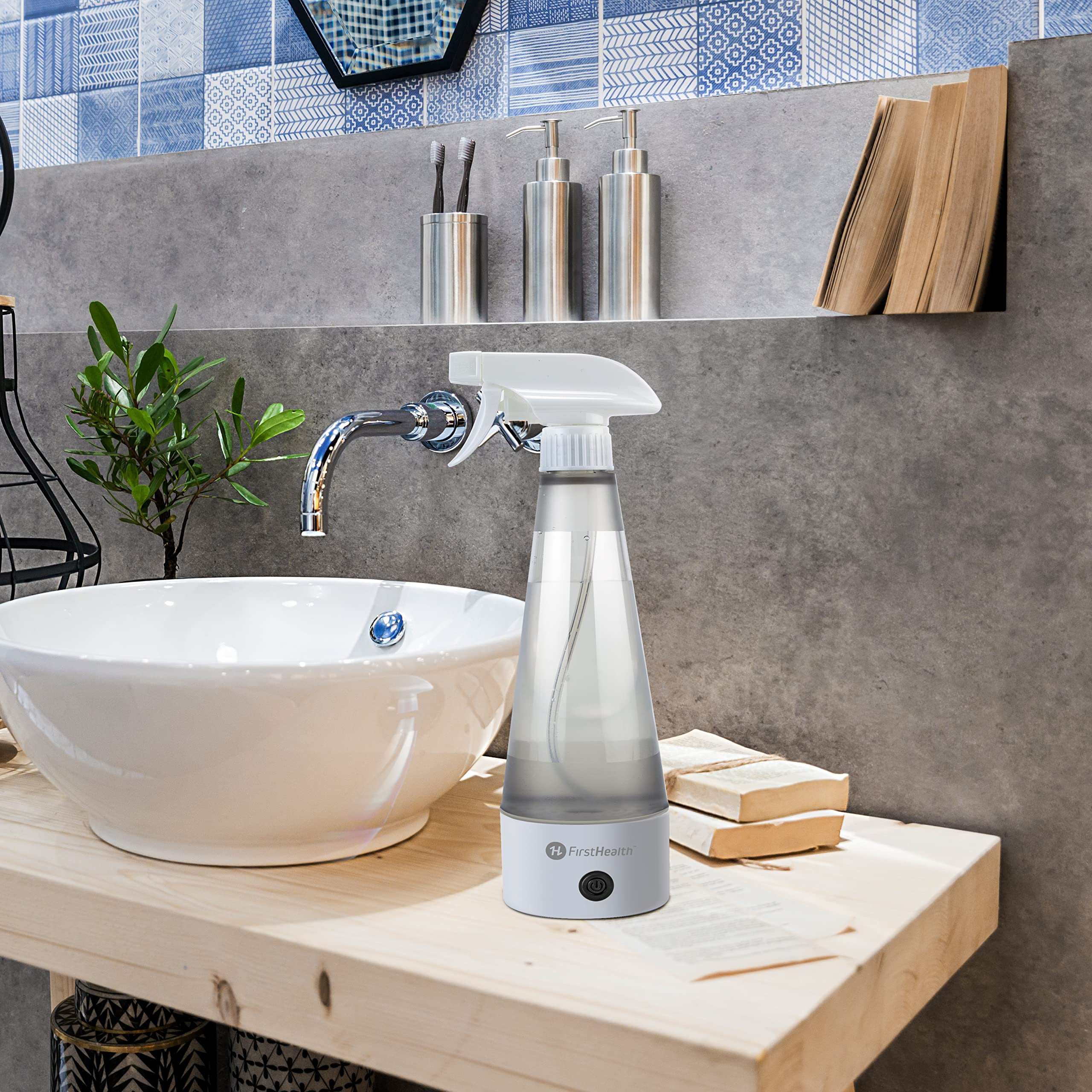 FIRSTHEALTH At-Home Disinfectant Maker Spray Bottle