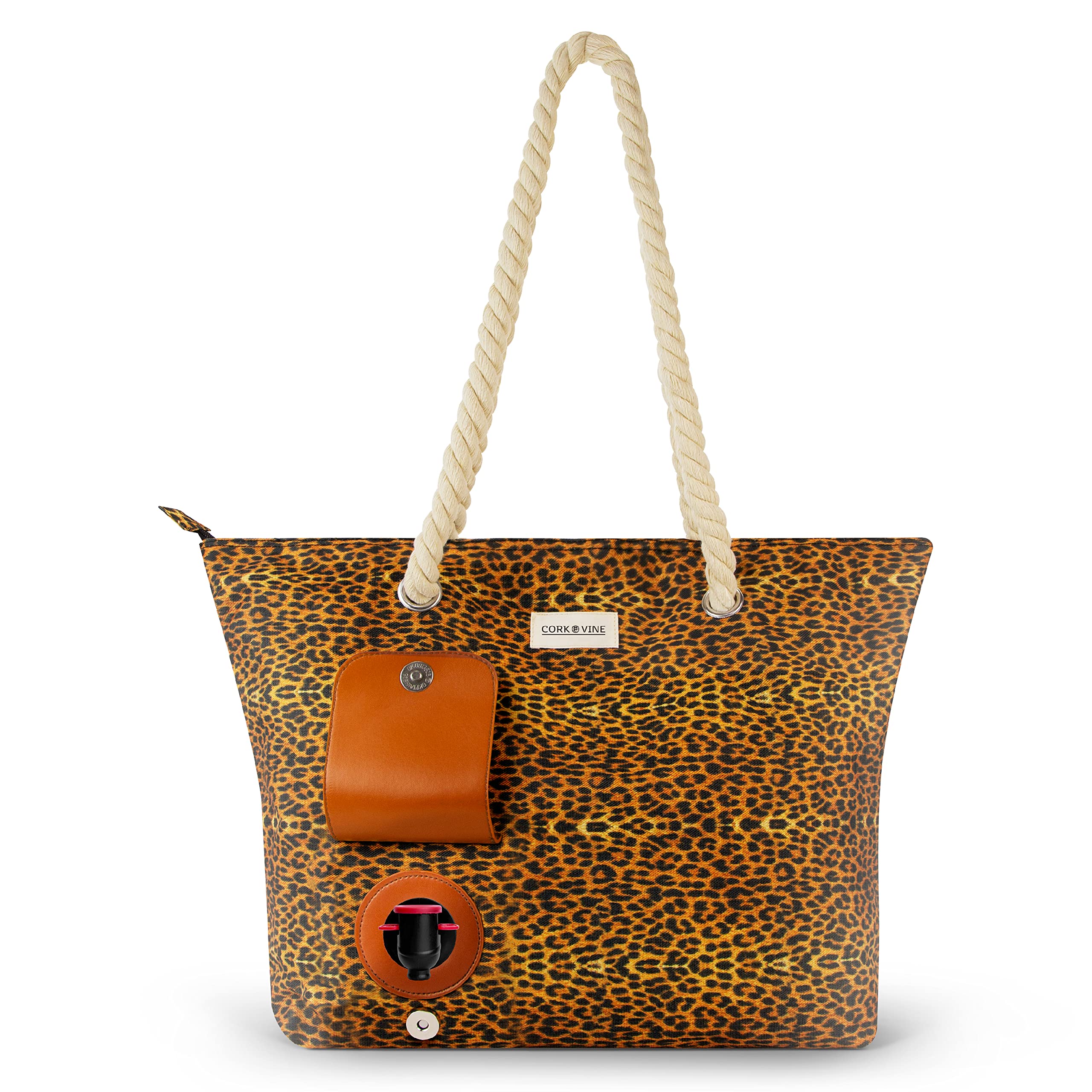 CORK & VINE Wine Beach Bag with