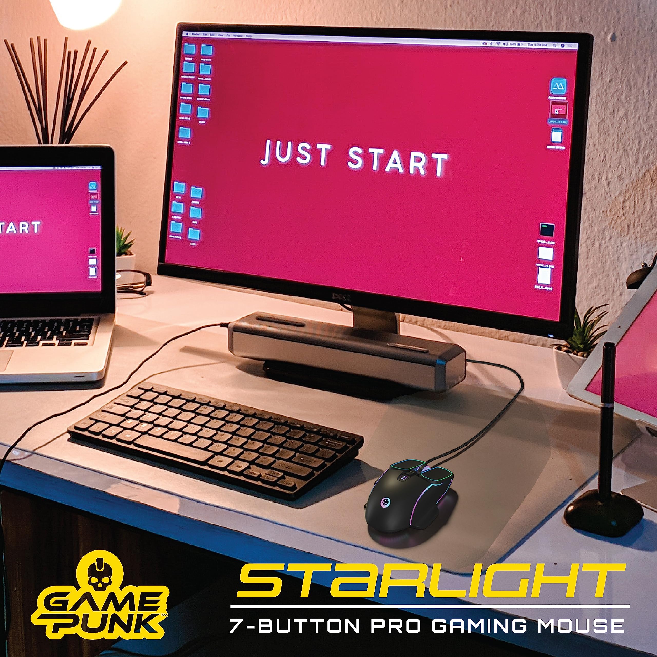 Game Punk RGB Pro Gaming Mouse with LED Lights