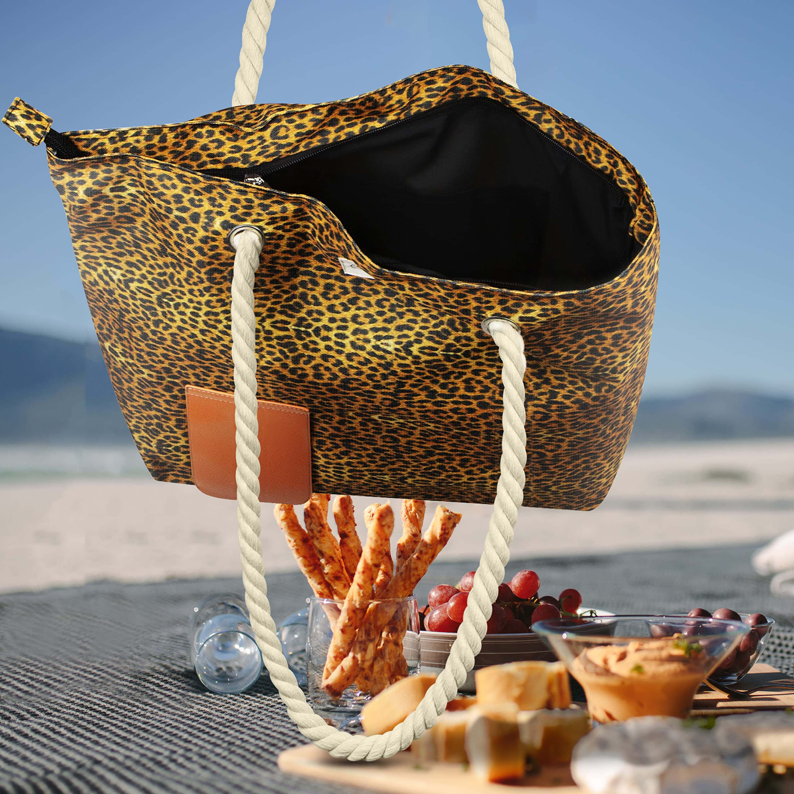 CORK & VINE Wine Beach Bag with