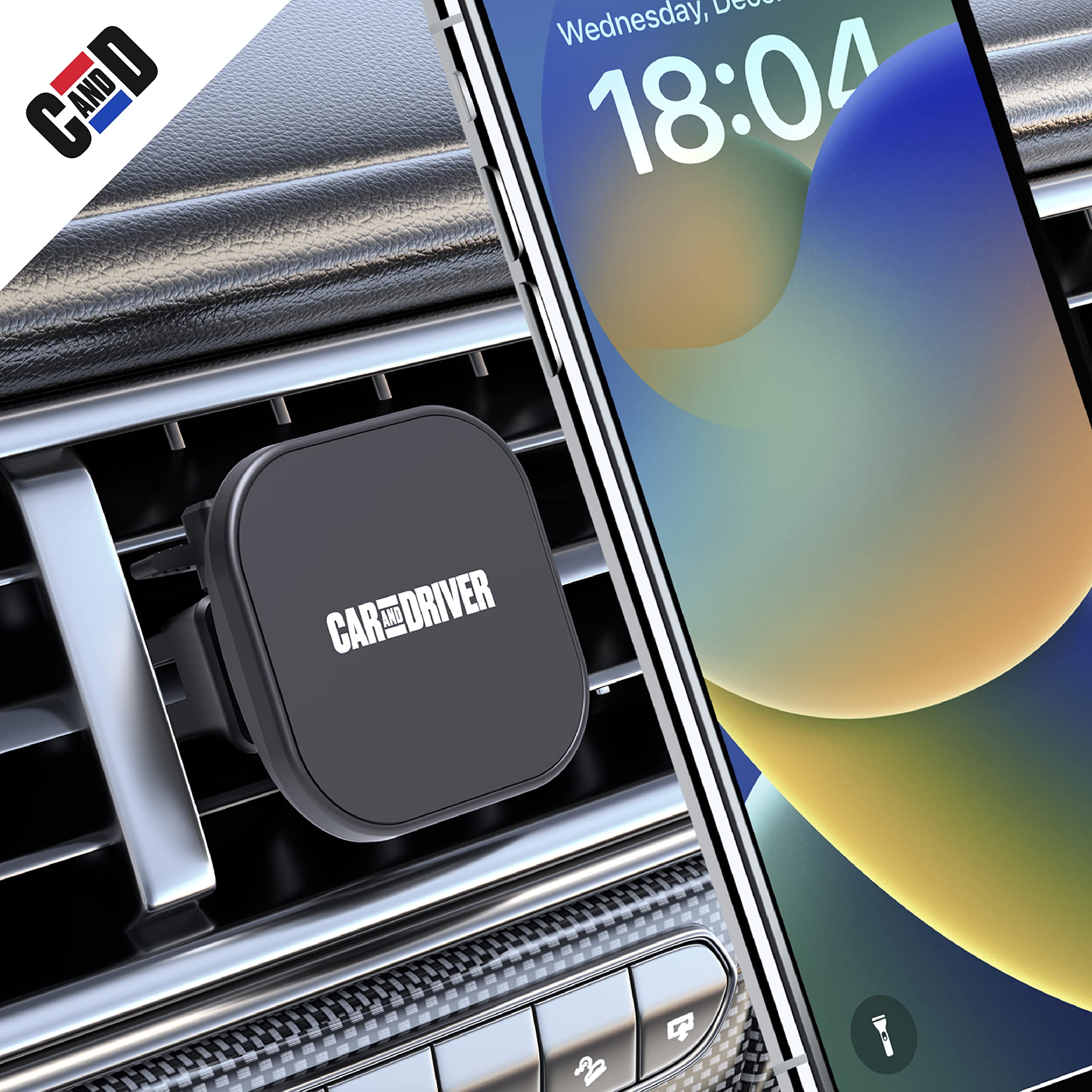 Car and Driver Air Vent Magnetic Phone Mount for Car