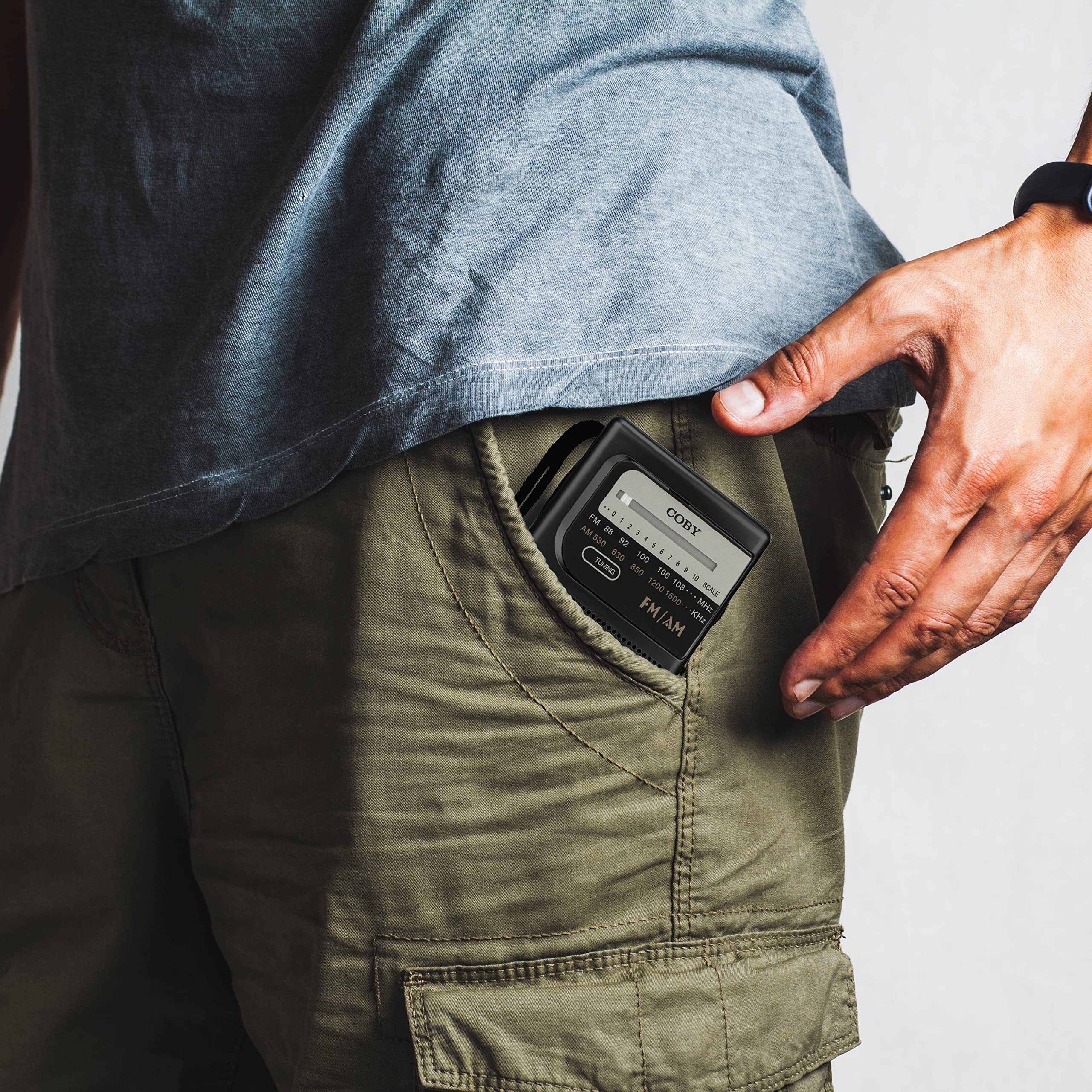 Coby Retro Pocket Size AM/FM Radio