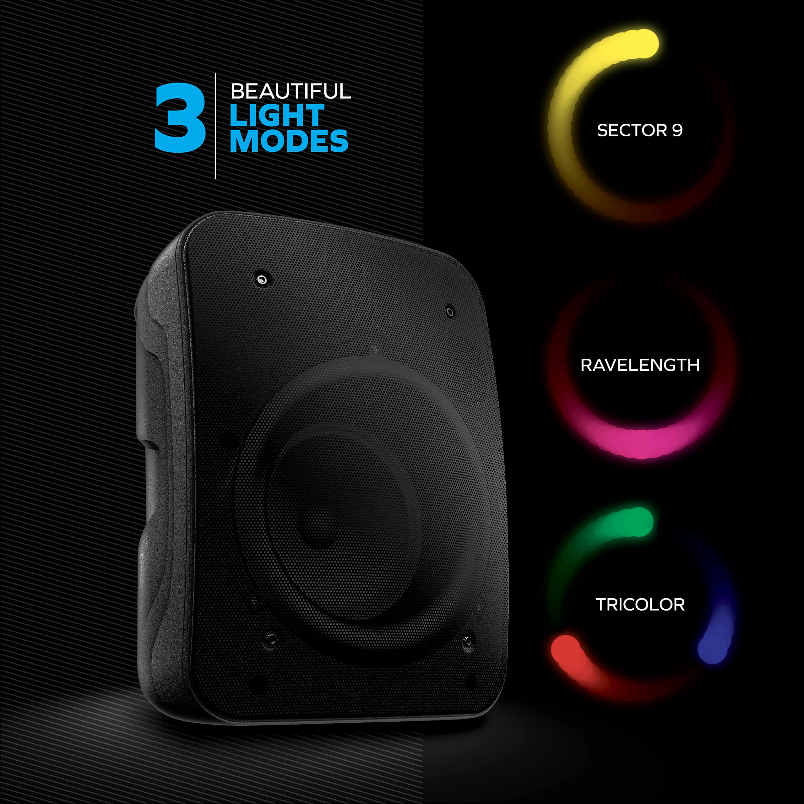 Coby True Wireless Speaker with LED