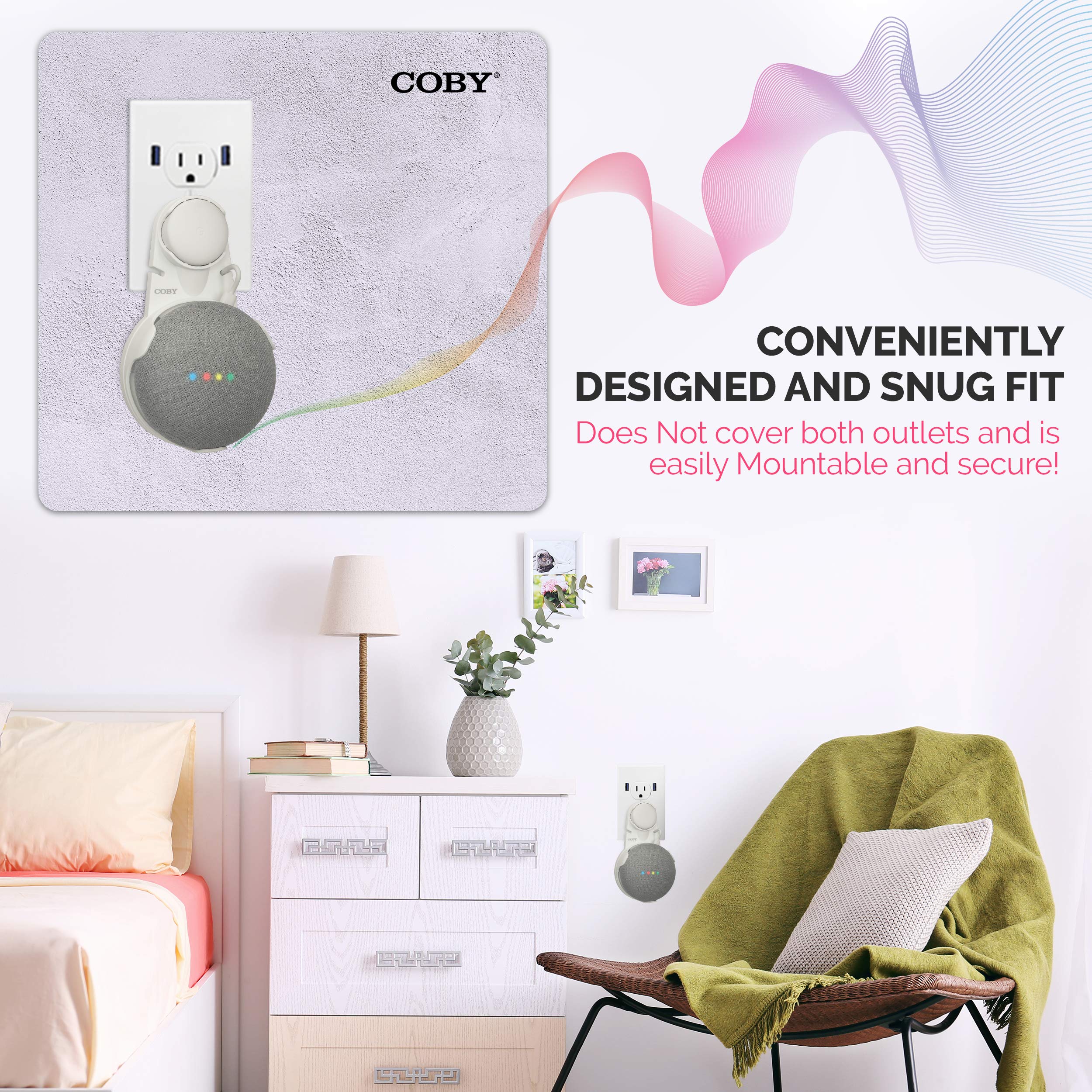 Coby Wall Outlet Mount Holder for Google