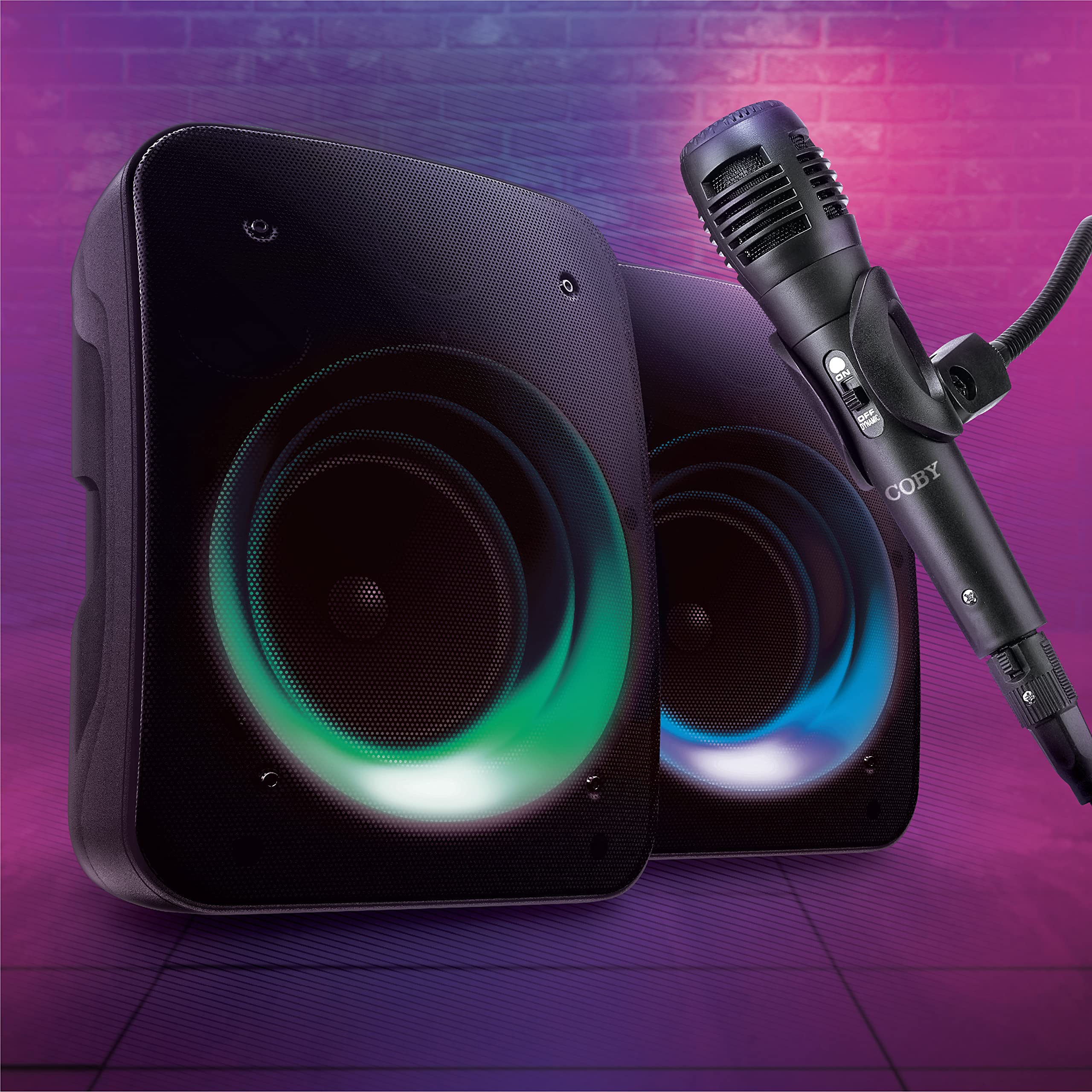 Coby True Wireless Portable Bluetooth-Speakers