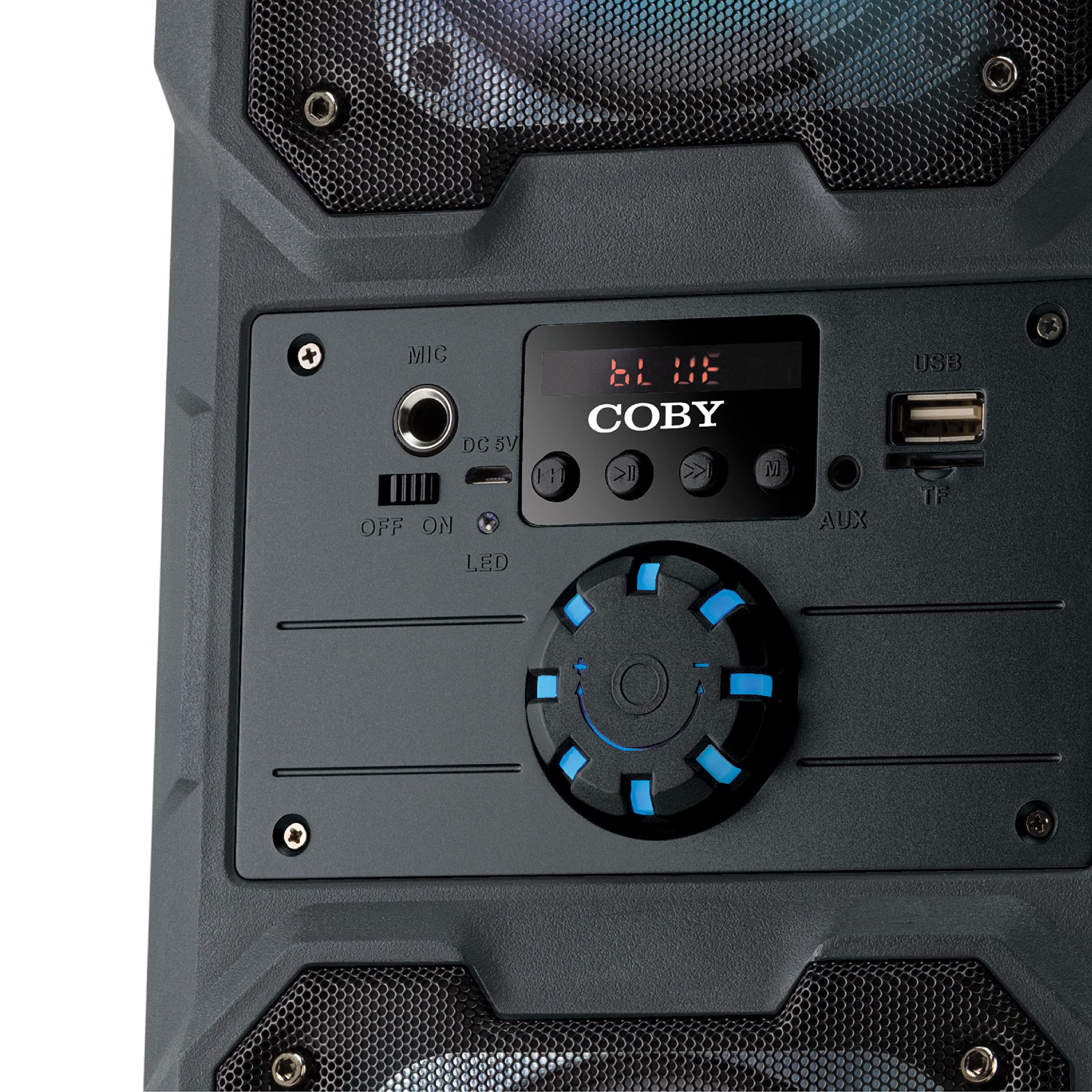 Coby True Wireless Speaker with LED Lights