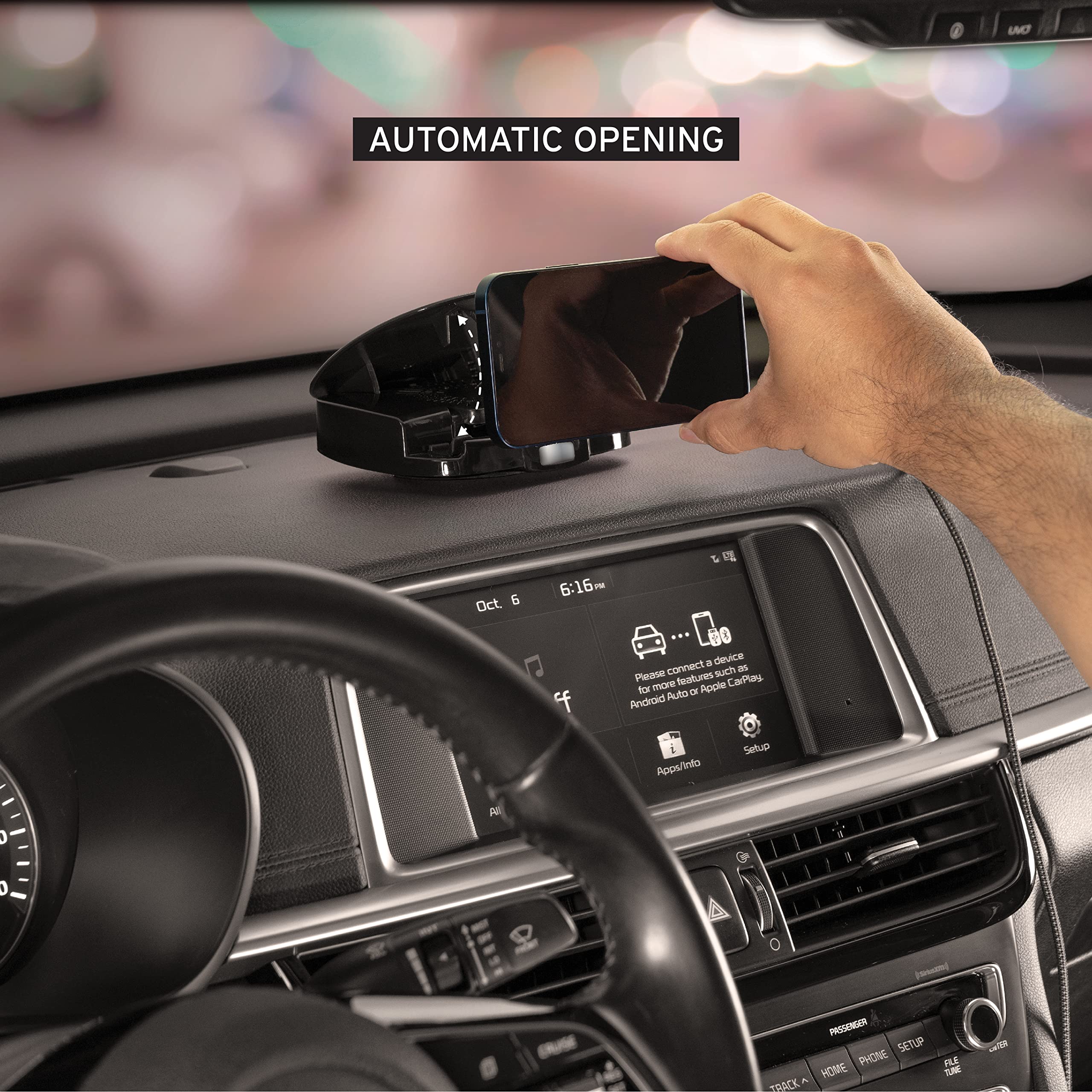 Car and Driver DashMate Auto-Fit Charger Cooling Mount Swivel