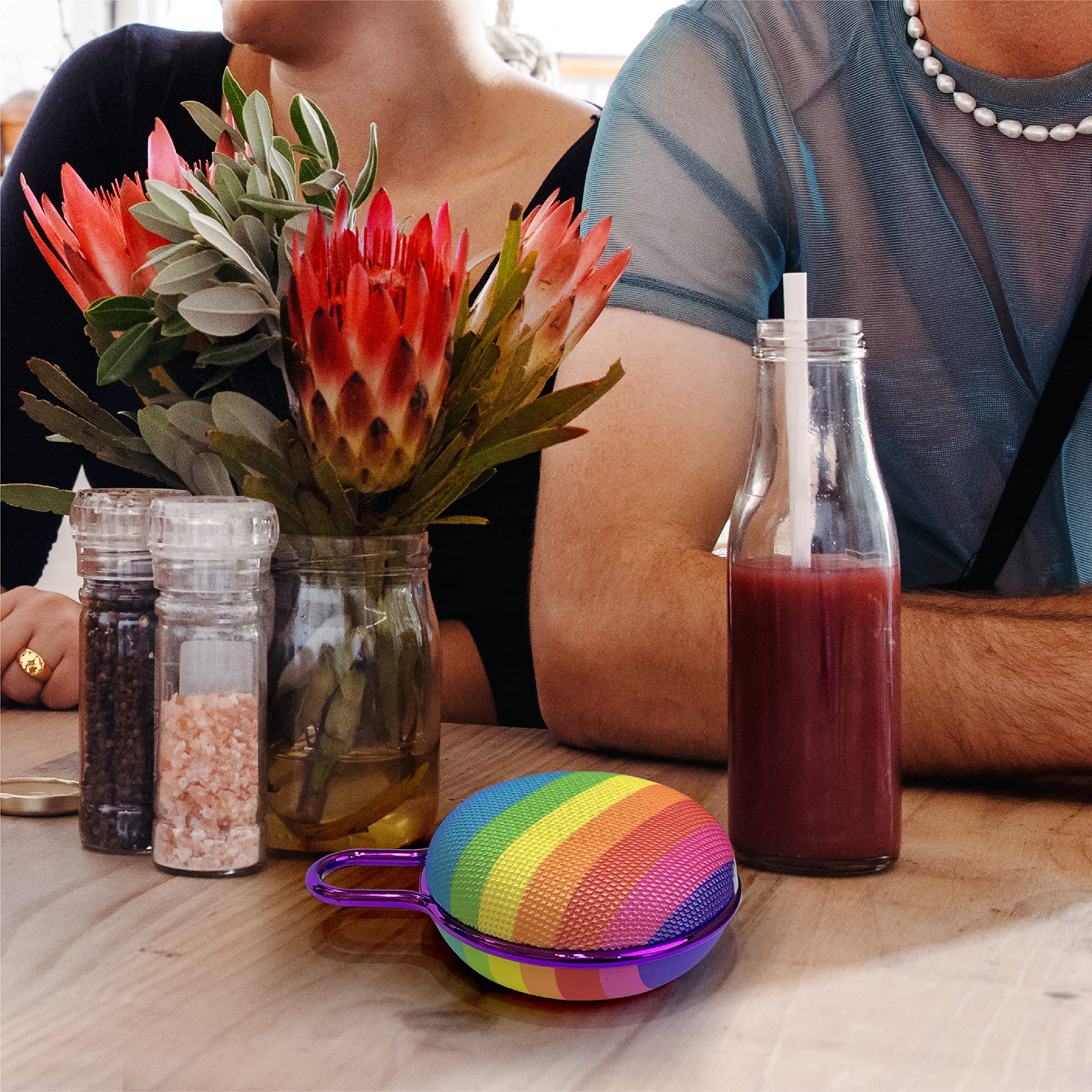 COOLBUDS Mini Rechargeable Bluetooth Speaker (Rainbow)